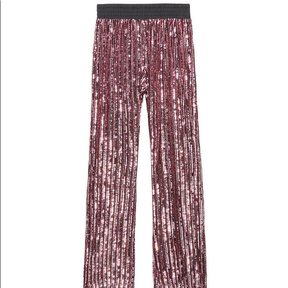 Victoria’s Secret Sequin Wide Leg Pant - Picture 3 of 3